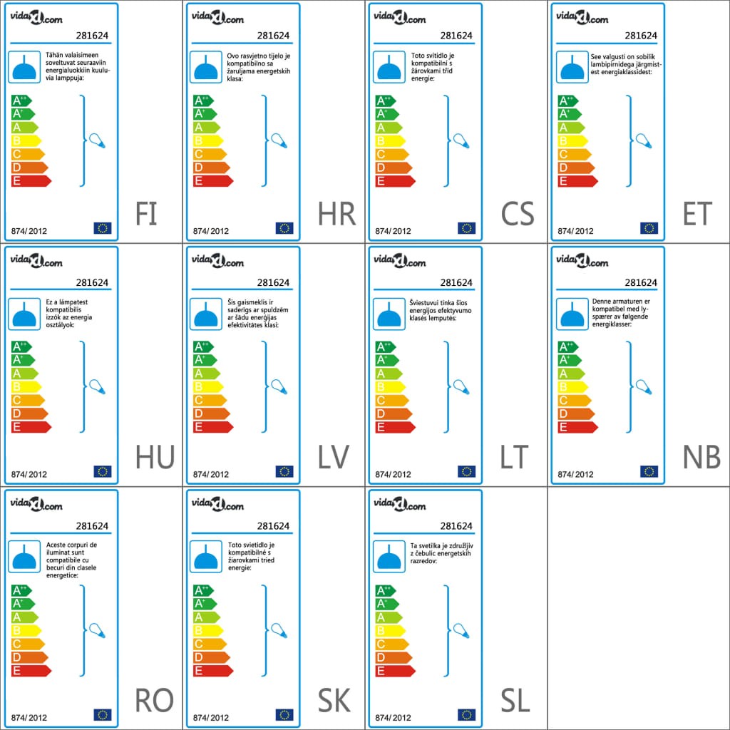 Ceiling Lamp Black Round E27